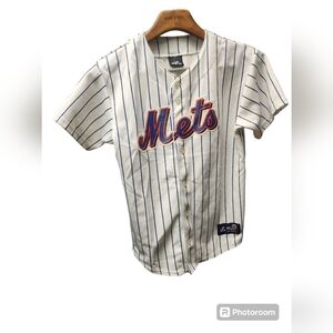 New York Mets MLB Women's  Majestic Baseball Jersey White  L
